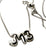 313 Bubble Letter Necklace, Balloon Script Number Pendant