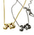 313 Bubble Letter Necklace, Balloon Script Number Pendant