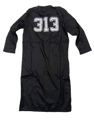 313 Long Duster Lightweight Jacket, Black