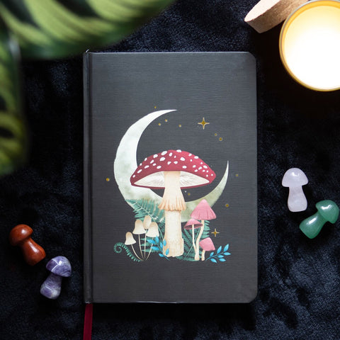 Forest Mushroooms Lined Journal, Notebook.