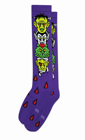 Monster Mash Socks, by Gumball Poodle. Made in the USA!