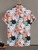 Anime Kitty Cat Button Up Shirt, MEOW MEOW! Colorful Cats