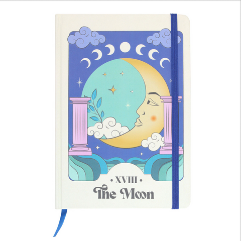 The Moon Celestial Tarot Lined Journal, Notebook