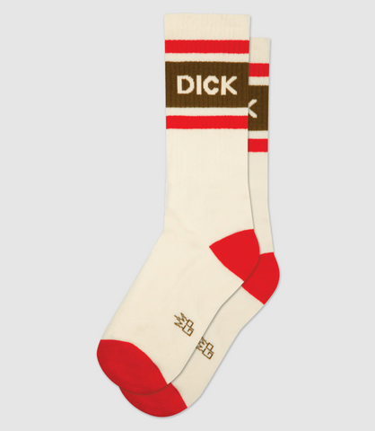 Dick - Gym Socks, by Gumball Poodle. Made in USA!