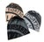 Manhole Cover Slouchy Cotton Beanie Caps, Spirit of Detroit