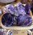 Amethyst Worry Stones, Polished Purple Fidget Stone, Relaxing Calming Stone