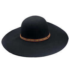black-woool-floppy-brimmed-hat  display picture 3