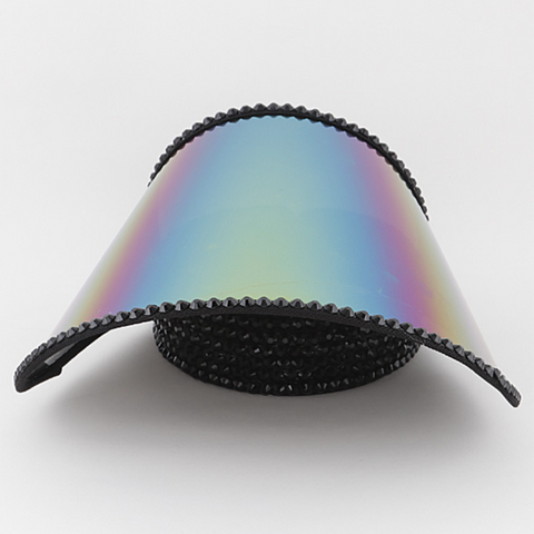 Rhinestone Polarized Sun Shade Visor, Adjustable