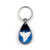 Real Shark Tooth Keychains: Blue, Green, Purple and Red