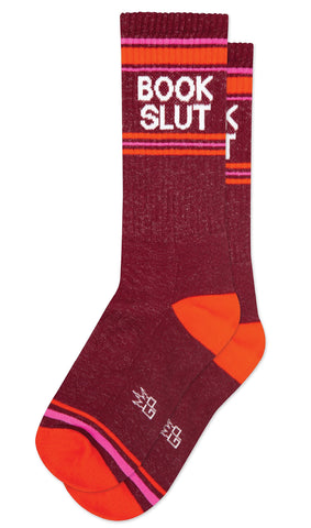 Book Slut- Ribbed Socks, By Gumball Poodle. Made in USA!