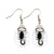 Real Black Scorpion Earrings: Clear and Glow In The Dark