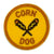Corn Dog. Detroit Rave Scouts D-Merit Badge, 1.5" Iron-on Embroidered Patch