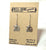 Old English D, Detroit Dangle Earrings