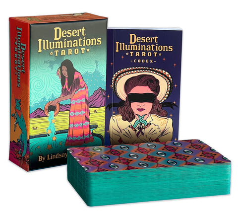 Desert Illuminations Tarot by Lindsay D. Williams. 78 Cards w/ 120-page illustrated guidebook