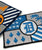 Gameday Detroit Flag Inspired Patches - Detroit Football & Baseball Team Fan Iron-on Embroidered Patch