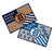 Gameday Detroit Flag Inspired Patches - Detroit Football & Baseball Team Fan Iron-on Embroidered Patch