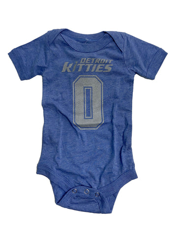 Detroit Kitties Baby Onesie. Tiny Lion Football Jersey
