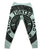 Detroit Tire Manhole Print Pants, Jogger Sweatpants - Seafoam Green