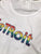 Detroit Pride Unisex Tank Top. Rhythm & Progress Rainbow Flag white tank top