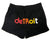 Detroit Rhythm French Terry Short Shorts, Black