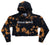 Digital Detroit Bleach Tie Dyed Cropped Hoodie. Reverse Dye Digi Detroit Pixel Script, "Detroit Detroit"