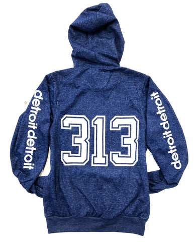 313 x Detroit Sleeve Print - Limited Edition Hoodies - SALE - Tie dyes, special washes & more!