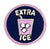 Extra Ice, Rave Scouts D-Merit Badge. 1.5" Iron-on Embroidered Patch
