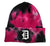 Detroit Old English D Patch Tie Dye Beanie Cap - Orange, Fuchsia or Turquoise