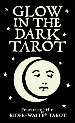Glow In The Dark Rider-Waite® Black Tarot Card Deck, w/ 56 page guidebook
