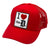 I Love the D Trucker Cap. I ❤️ the D Hat, Curved red hat with mesh reverse