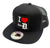 I Love the D Trucker Cap. I ❤️ the D Hat, flat bill black hat with mesh reverse
