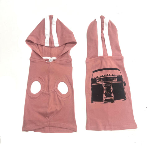 Boombox Dog hoodie! Printed hooded jersey for dogs or cats