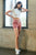 French Terry Manhole Cover Shorts, Mauve - Detroit Tire Print