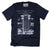 Michigan Central T-Shirt, MCS Detroit Train Station Blueprint Shirt, Unisex Tee