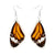Real Butterfly Wing Earrings (2 Types): Monarch and Blue Swallowtail