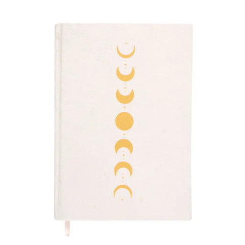 Moon Phases Velvet Lined Journal, Notebook