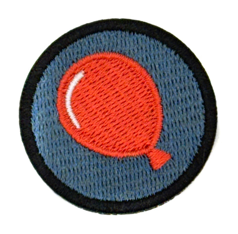 No Deals, Balloon. Detroit Rave Scouts D-Merit Badge, 1.5" Iron-on Embroidered Patch