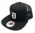 Detroit Old English D Trucker Cap, black hat - flat bill