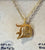 Old English D Necklace, Detroit D Pendants