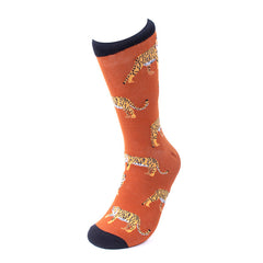 Floral Tiger Socks – True Orange Boutique
