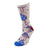 cream evil eye mushroom socks