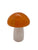 Carved Selenite Mushroom - Choose Peach & White or plain white