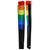 Large Rainbow Pride Hand Fan, clacking dance fan