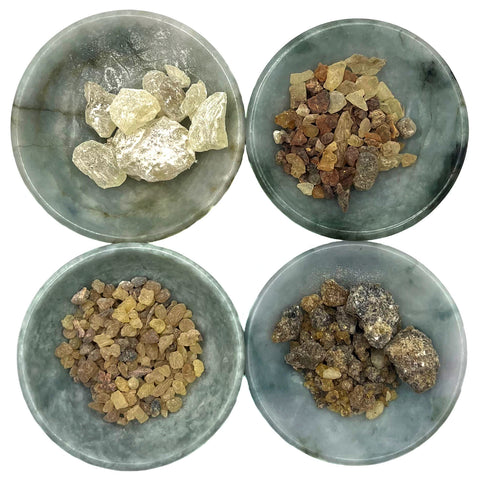 1oz Raw Incense Bags, Copal, Frankincence, Myrrh, Benzoin
