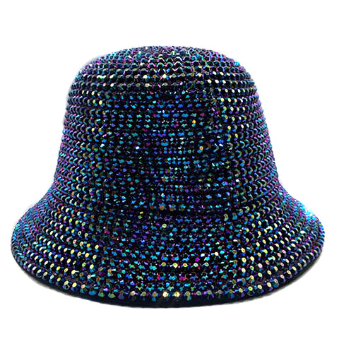 Mega Rhinestoned Bucket Hat.