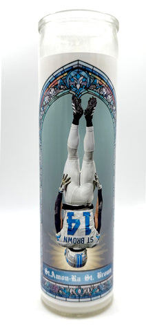 Saint Amon-Ra Prayer Candle. Lions Fan Celebrity Saint Votive Candle, by Well Done Goods