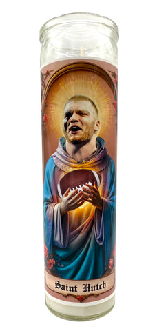 Saint Aidan Hutchinson. Detroit Football Celebrity Saint Prayer Candle, by Well Done Goods