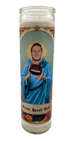 Jared Goff Prayer Candle. Lions Fans Celebrity Saint Prayer Candle, by Well Done Goods