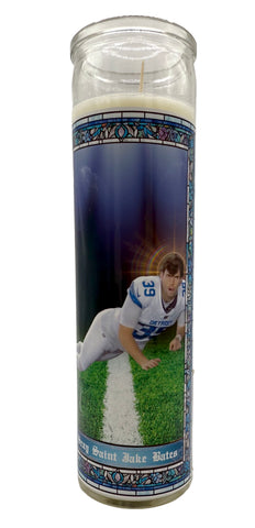 Jake Bates Celebrity Saint Prayer Candle, by Well Done Goods
