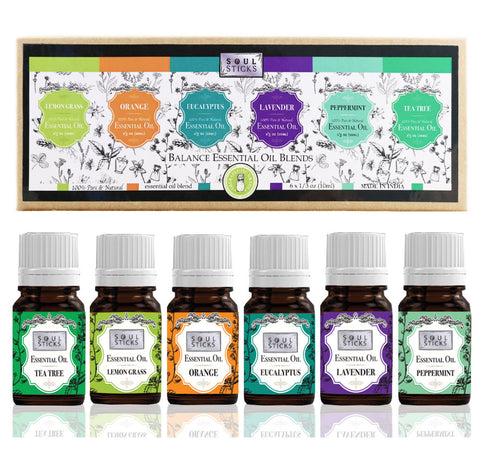 Soul Sticks Essential Oils. 10ml Pure, Natural, Therapeutic-Grade Fragrance Oils
